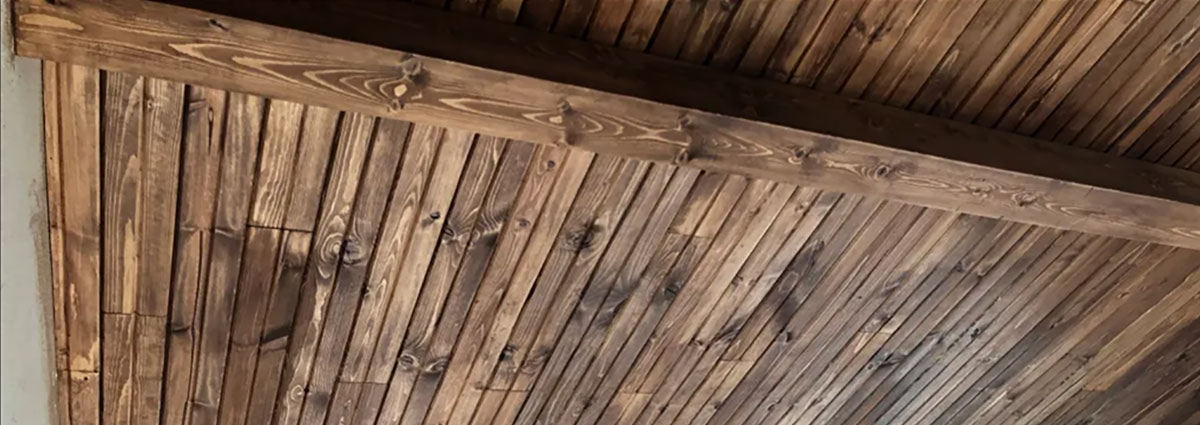 tongue and groove ceiling