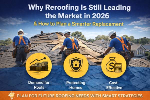 Why Reroofing Is Still Leading the Market in 2026