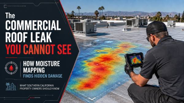 Commercial Roof Moisture Mapping